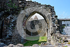 The ruins of the Carta CistercianÃÂ (Benedictine) monastery (Manastirea cisterciana Carta)